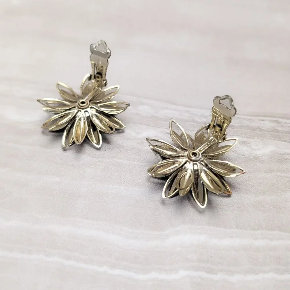 Vintage Clip On Earrings Extra Large 1.5